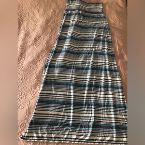 Max Studio Striped Multicolor Maxi Shirt size S